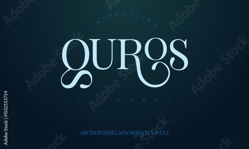 Serif font with decorative tails and a luxury feel. Ideal for branding, fashion, and editorial design