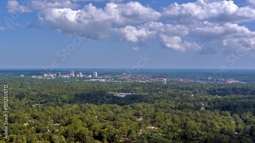 Aerial view of Tallahassee, Florida