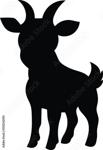 Black Goat Silhouette