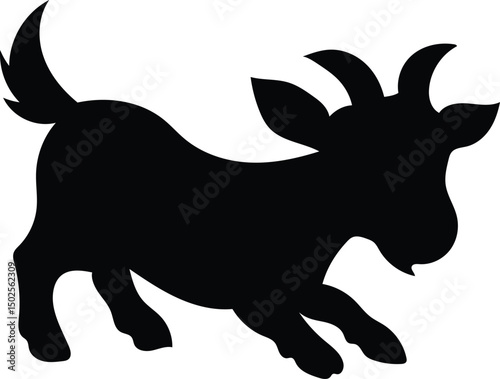 Black Goat Silhouette