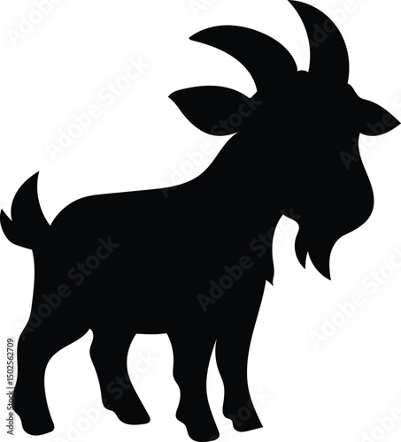 Black Goat Silhouette