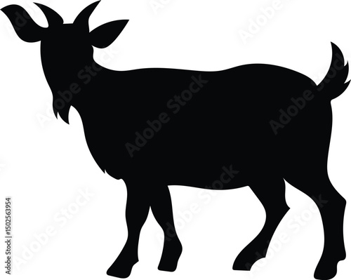 Black Goat Silhouette
