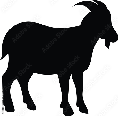 Black Goat Silhouette