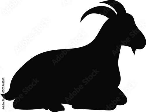 Black Goat Silhouette