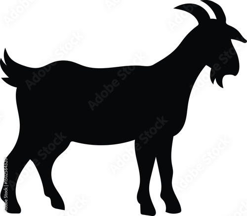 Black Goat Silhouette