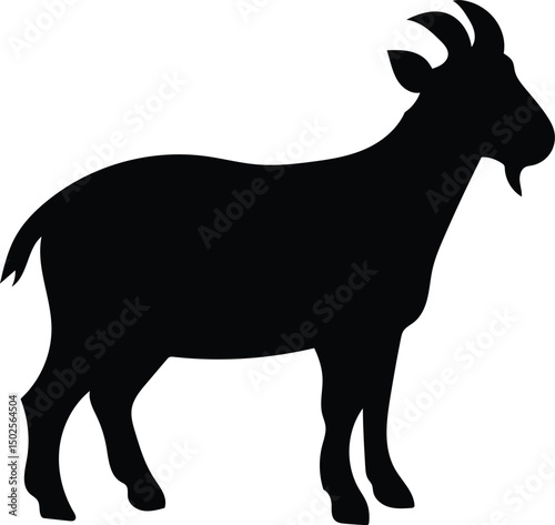 Black Goat Silhouette