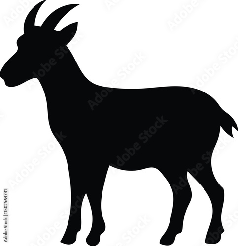 Black Goat Silhouette