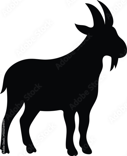 Black Goat Silhouette