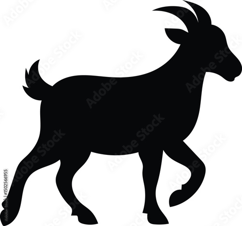 Black Goat Silhouette