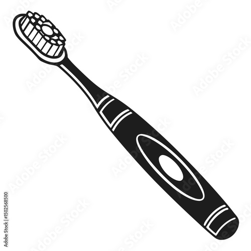 Electric Toothbrush Vector Drawing
