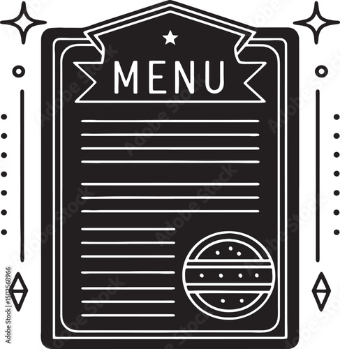 menu for restaurant