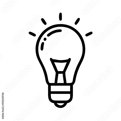 Icon of a Light Bulb	
