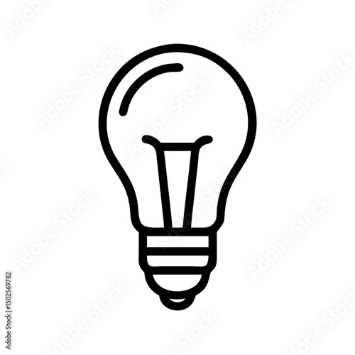 Icon of a Light Bulb	
