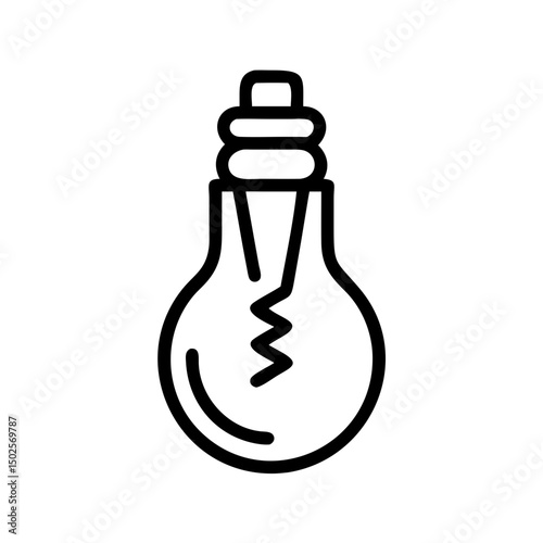 Icon of a Light Bulb	
