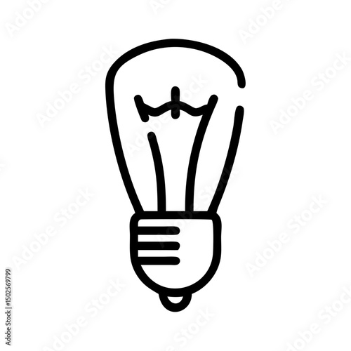 Icon of a Light Bulb	
