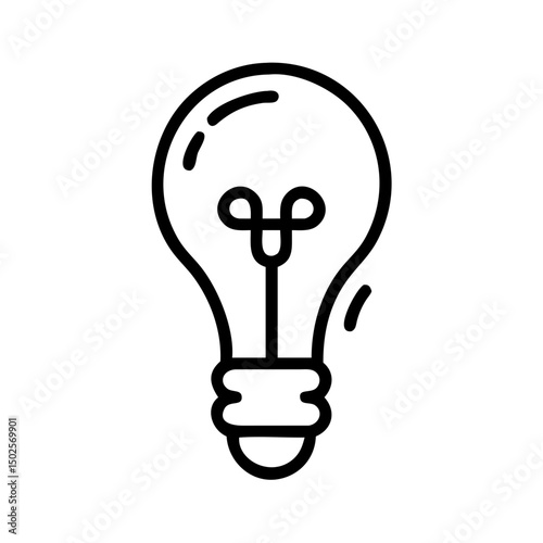 Icon of a Light Bulb	
