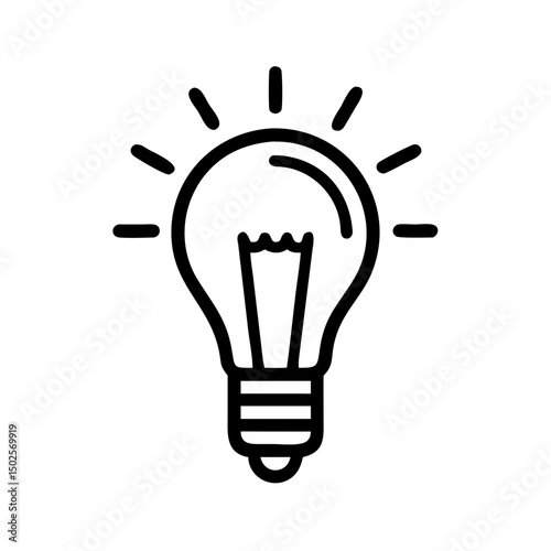 Icon of a Light Bulb	
