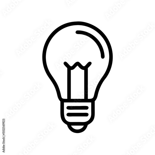 Icon of a Light Bulb	

