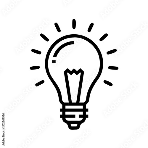 Icon of a Light Bulb	
