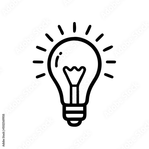 Icon of a Light Bulb	
