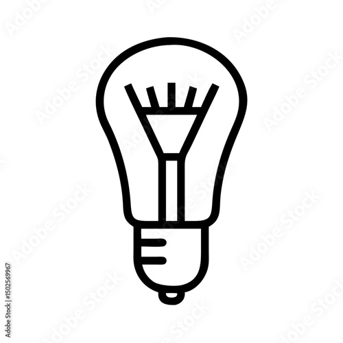 Icon of a Light Bulb	
