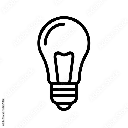Icon of a Light Bulb	
