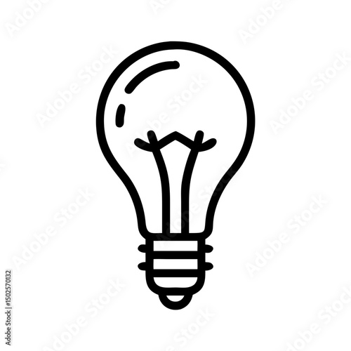 Icon of a Light Bulb	
