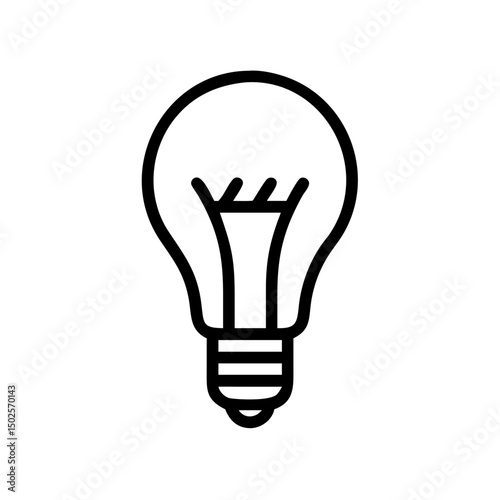 Icon of a Light Bulb	
