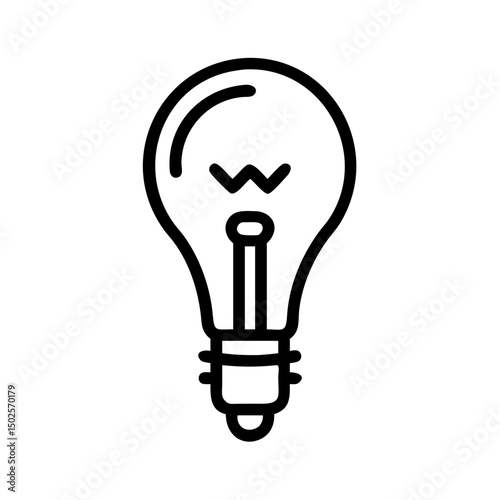 Icon of a Light Bulb	
