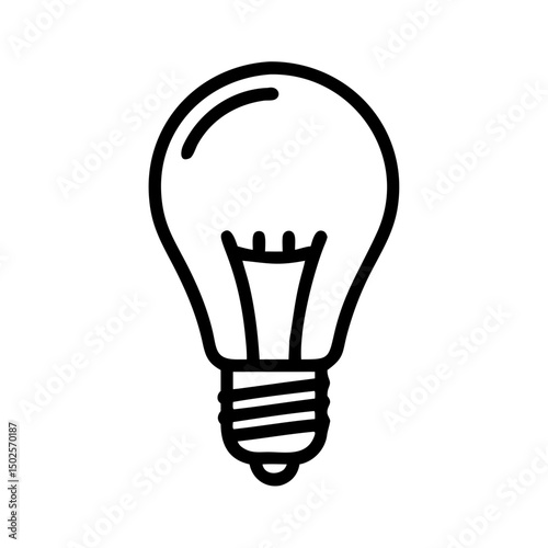 Icon of a Light Bulb	
