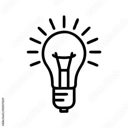 Icon of a Light Bulb	
