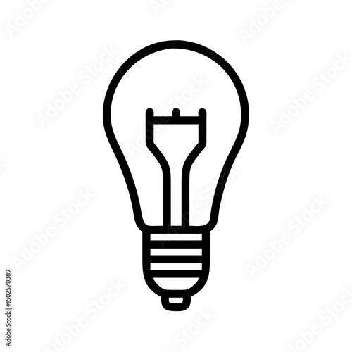 Icon of a Light Bulb
