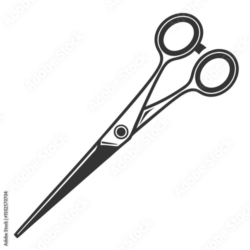 Professional Hair Cutting Scissors Illustration