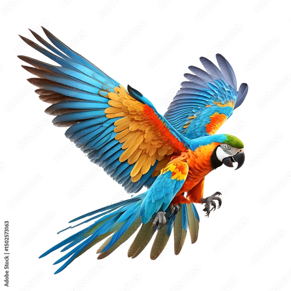 Obraz premium red and yellow macaw