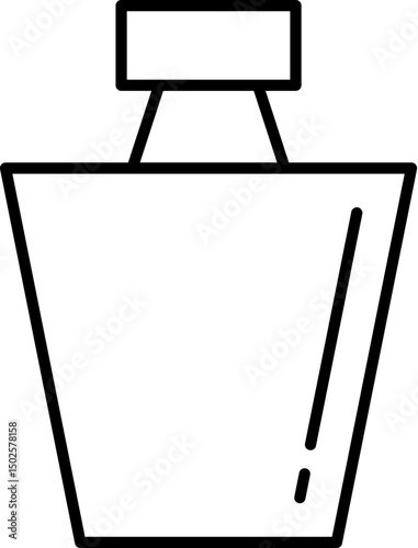 Line image of Perfume for Graphics, Concept, Apps