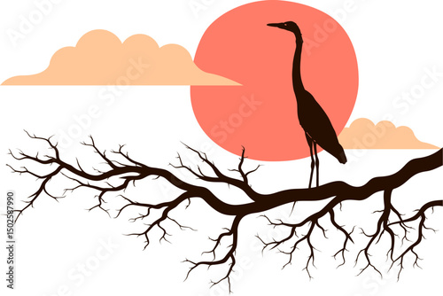 bird on a tree branch