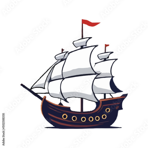Iconical, Contoured Pirate Ship