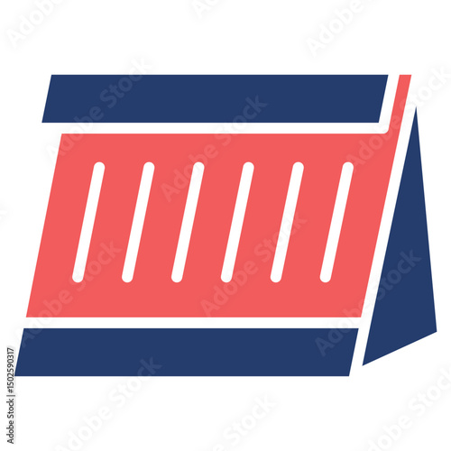 Nameplate Desk glyph color icon