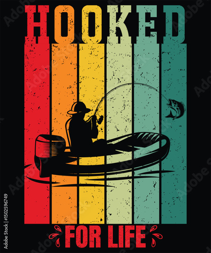 Hooked For Life 2 Graphic Design
