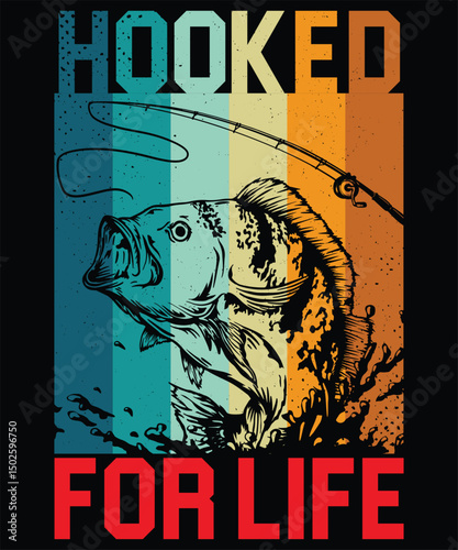 Hooked For Life Graphic Design