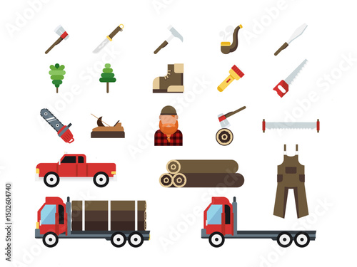 Lumberjack and Fast Food Element