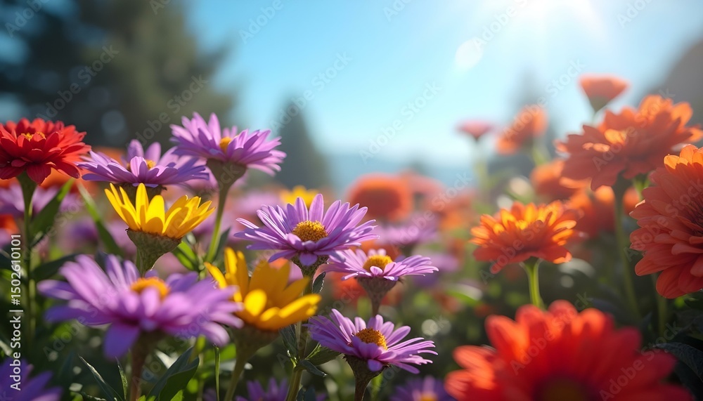 Fototapeta premium flowers in the field