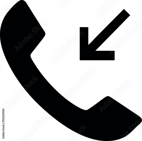Incoming Call vector icon