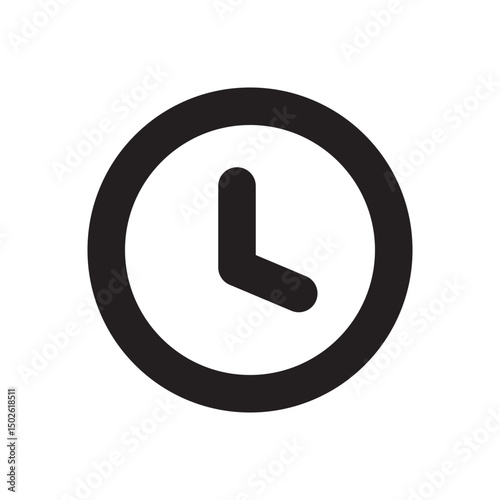 Clock Icons In Trendy Design EPS 10