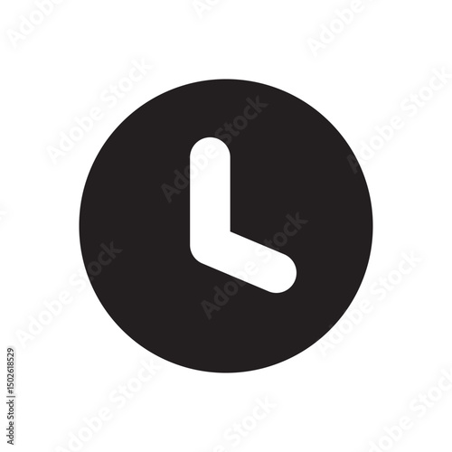 Clock Icons In Trendy Design EPS 10
