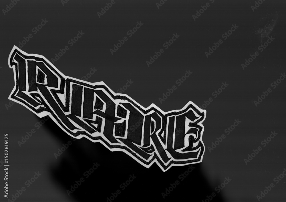 Naklejka premium Bold graffiti-style word 
