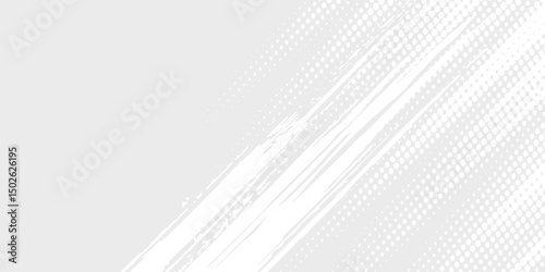 Dot white gray wave light technology texture background. Abstract big data digital concept modern