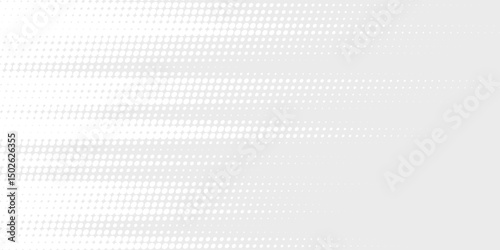 Dot white gray wave light technology texture background. Abstract big data digital concept modern