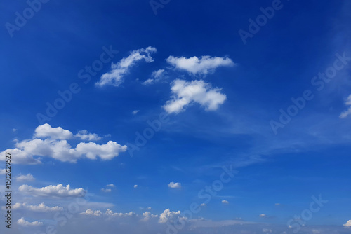Clouds in the blue sky backgrounds