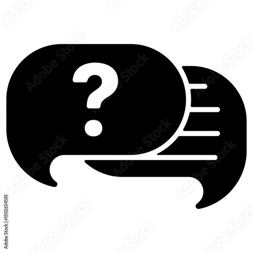 FAQ icon with a question mark for knowledge base pages, support center, help documentation, and onboarding content
